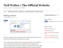 Tablet Screenshot of neilwalter.me